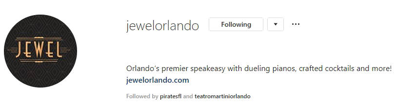 Jewel Orlando Follow us on Instagram